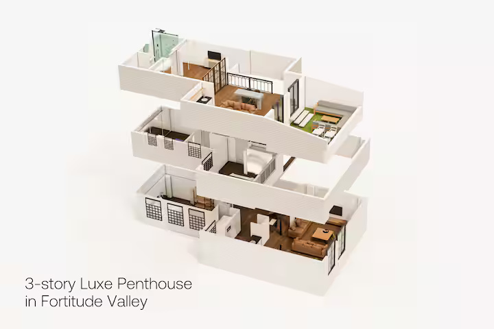 Huge 3-storey Luxe Penthouse 77