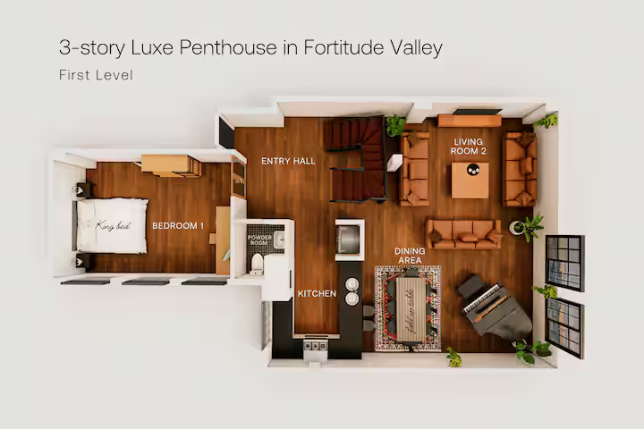 Huge 3-storey Luxe Penthouse 84