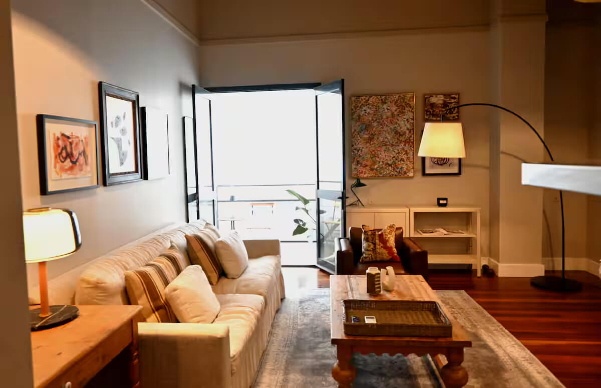 Moody NY-Style Heritage Apartment with Balcony Image 1
