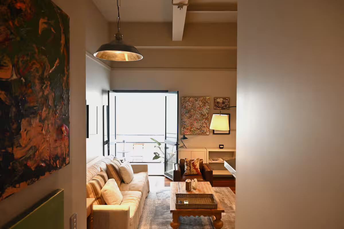 Moody NY-Style Heritage Apartment with Balcony Image 4